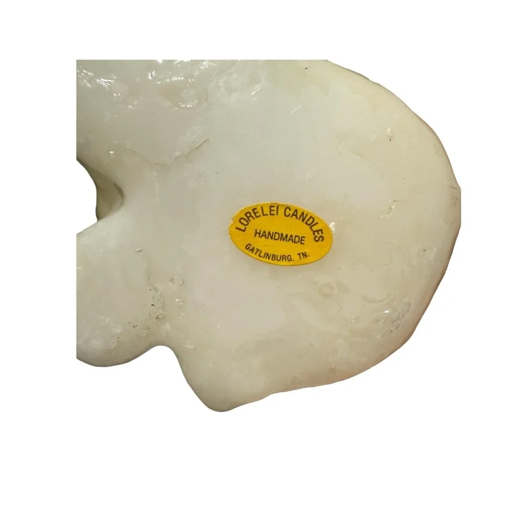 Handmade Vintage Lorelei Candles/Gatlinburg Tennessee, ivory‎ elephant candle